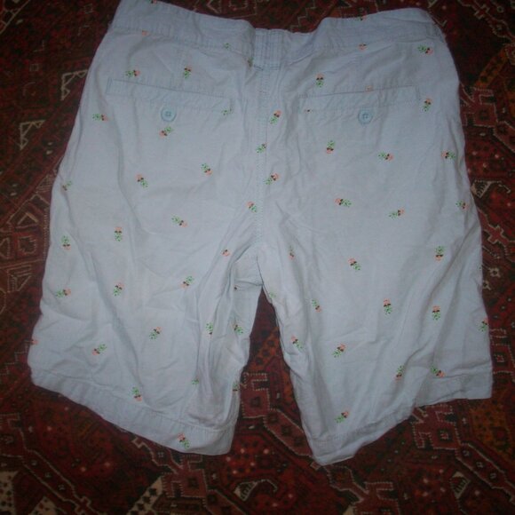 Retrofit Brand MFG Men's Cotton Casual Shorts Size 32 100% Cotton Blue Pineapple - Picture 3 of 8